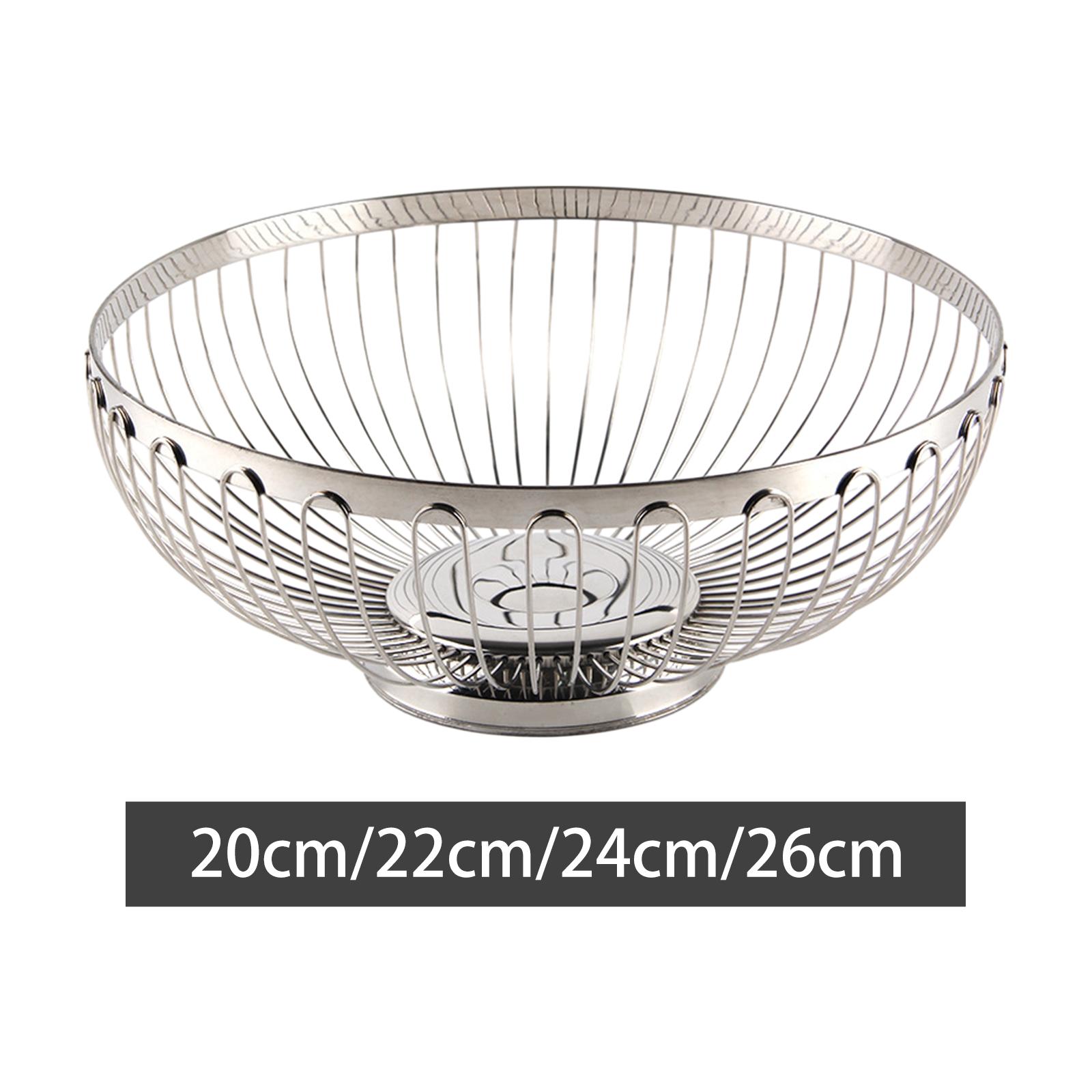 Kitchen Gadgets Modern - Stainless Steel Fruit Basket Countertop Fruit