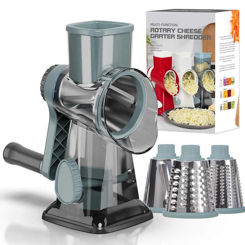 Kitchen Gadgets Smart - LMETJMA 3 in 1 Rotary Cheese