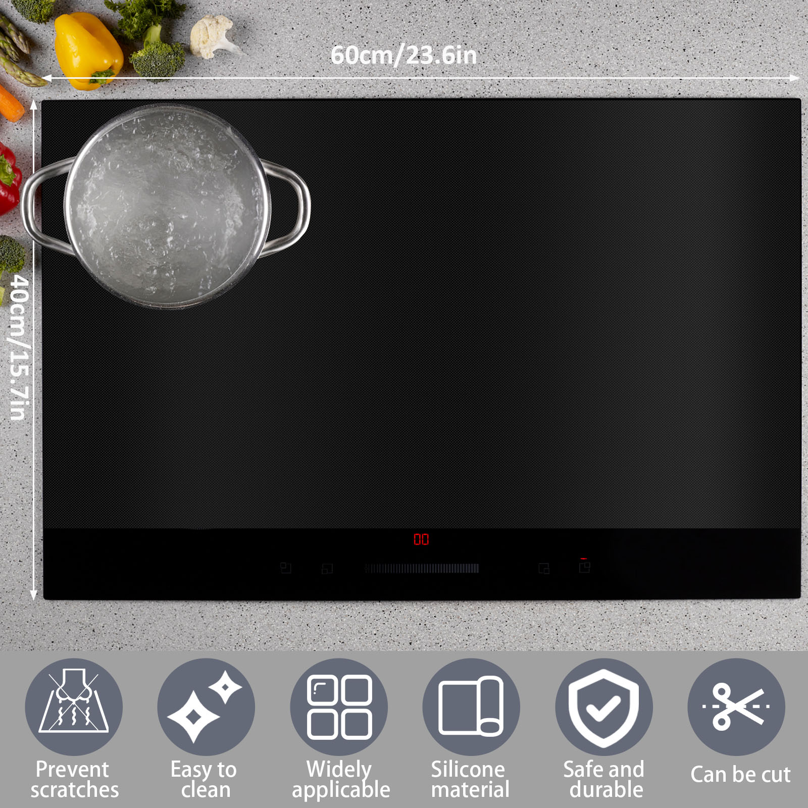 Induction Cooker Cover Silicon - Kitchen Gadgets Everyone Needs recension och pris