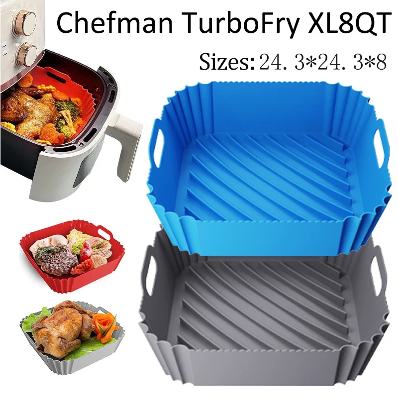 Large Air Fryer Silicone Baske - Silicone Steamer Basket recension och pris