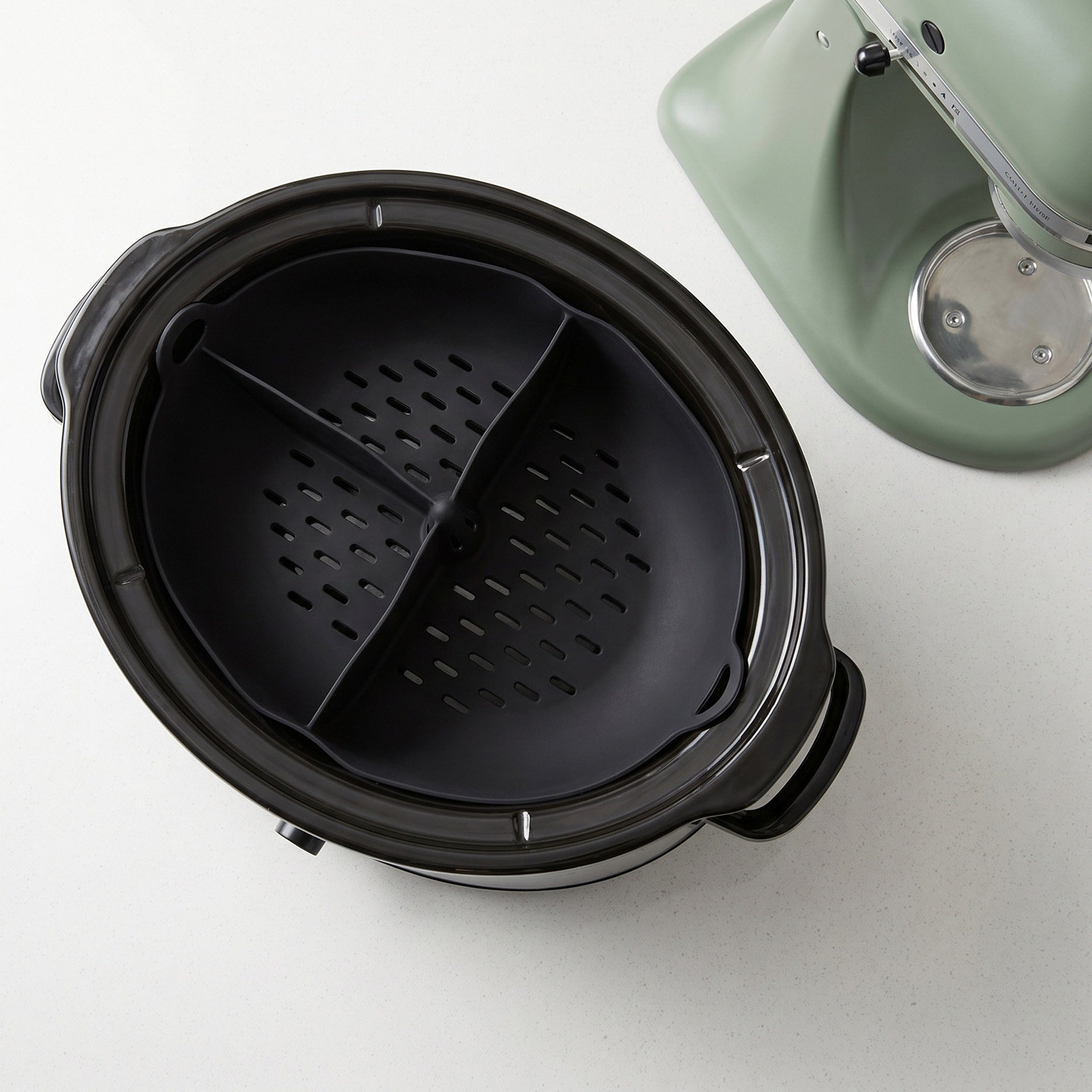 Divided Silicone Steamer Baske - Silicone Steamer Basket recension och pris