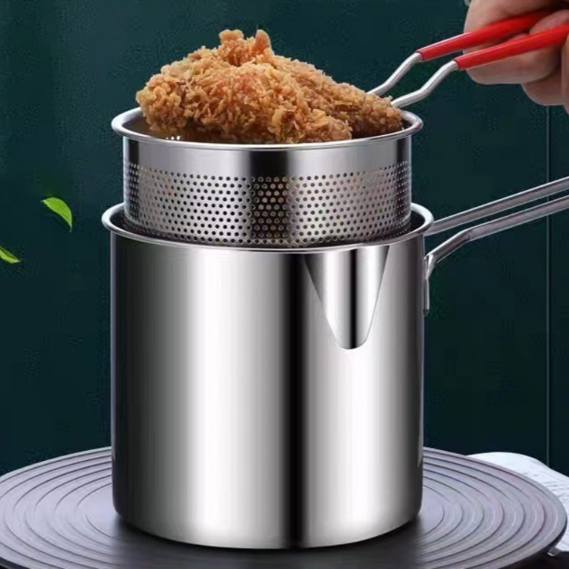 304 Stainless Steel Deep Fryer - Kitchen Gadgets For Arthritic Hands recension och pris