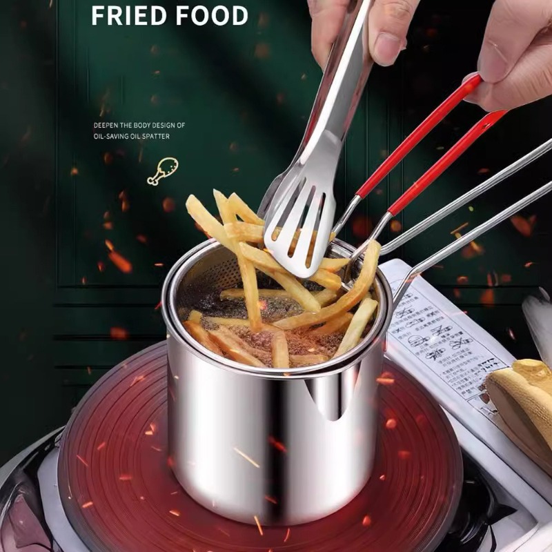 304 Stainless Steel Deep Fryer - Kitchen Gadgets For Arthritic Hands recension och pris