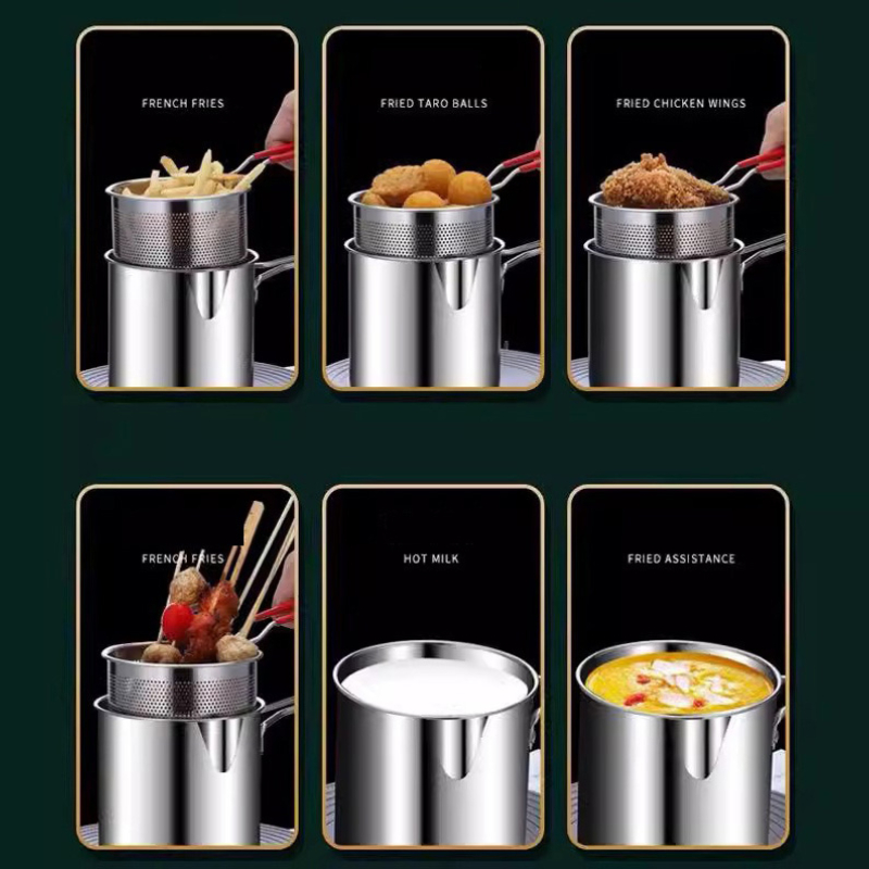 304 Stainless Steel Deep Fryer - Kitchen Gadgets For Arthritic Hands recension och pris