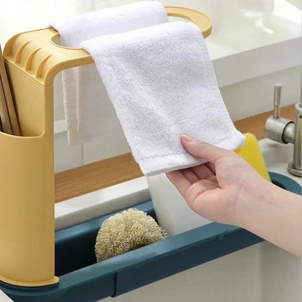Telescopic Sink Storage Rack M - Kitchen Gadgets Rack Storage recension och pris