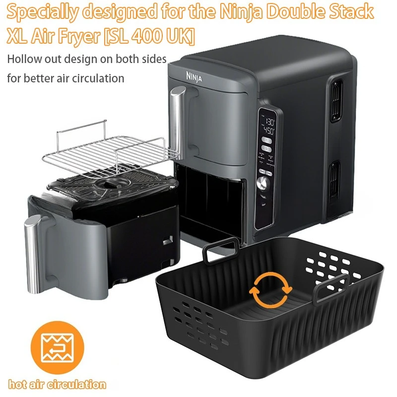 New Air Fryer Silicone Liners  - Silicone Steamer Basket recension och pris
