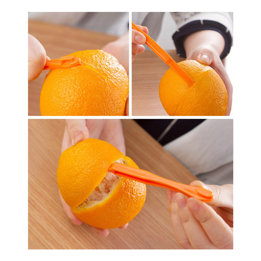5Pcs Premium Plastic Orange Pe - Kitchen Gadgets Healthy Eating recension och pris