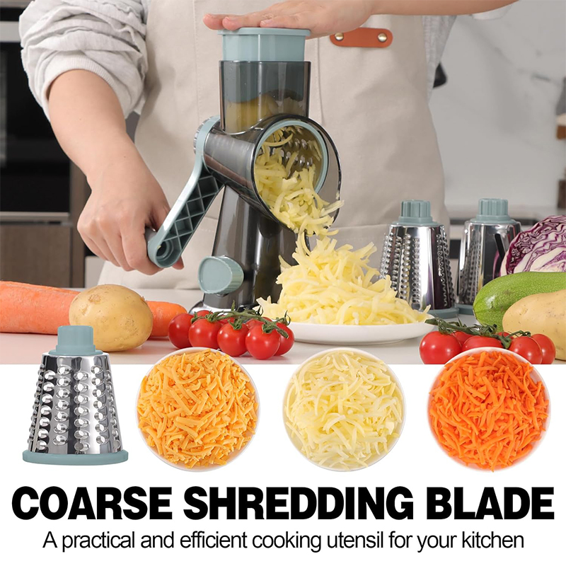 LMETJMA 3 in 1 Rotary Cheese G - Kitchen Gadgets Smart recension och pris