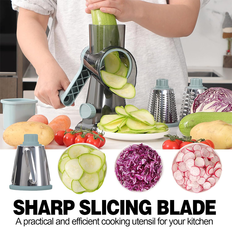 LMETJMA 3 in 1 Rotary Cheese G - Kitchen Gadgets Smart recension och pris