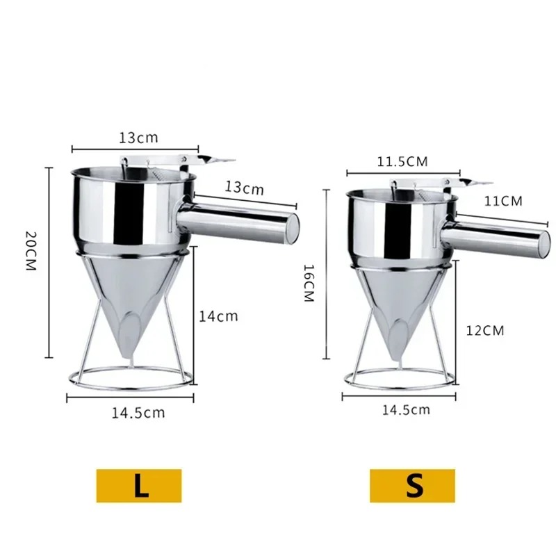 600/1200ML Stainless Steel Liq - Kitchen Gadgets For Arthritic Hands recension och pris