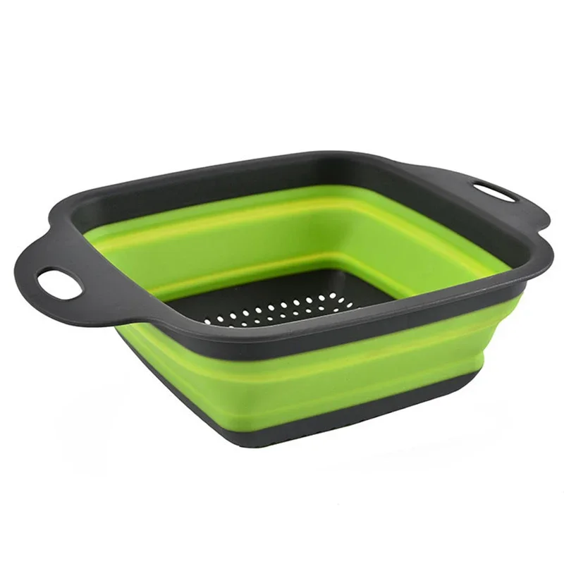 NEW Foldable Vegetable Washing - Silicone Steamer Basket recension och pris