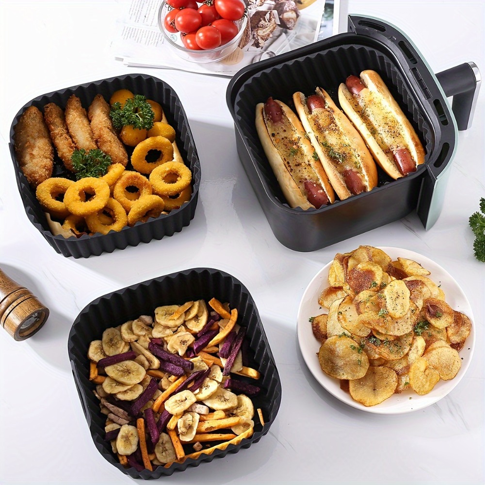 Air Fryer Silicone Liners Squa - Silicone Steamer Basket recension och pris