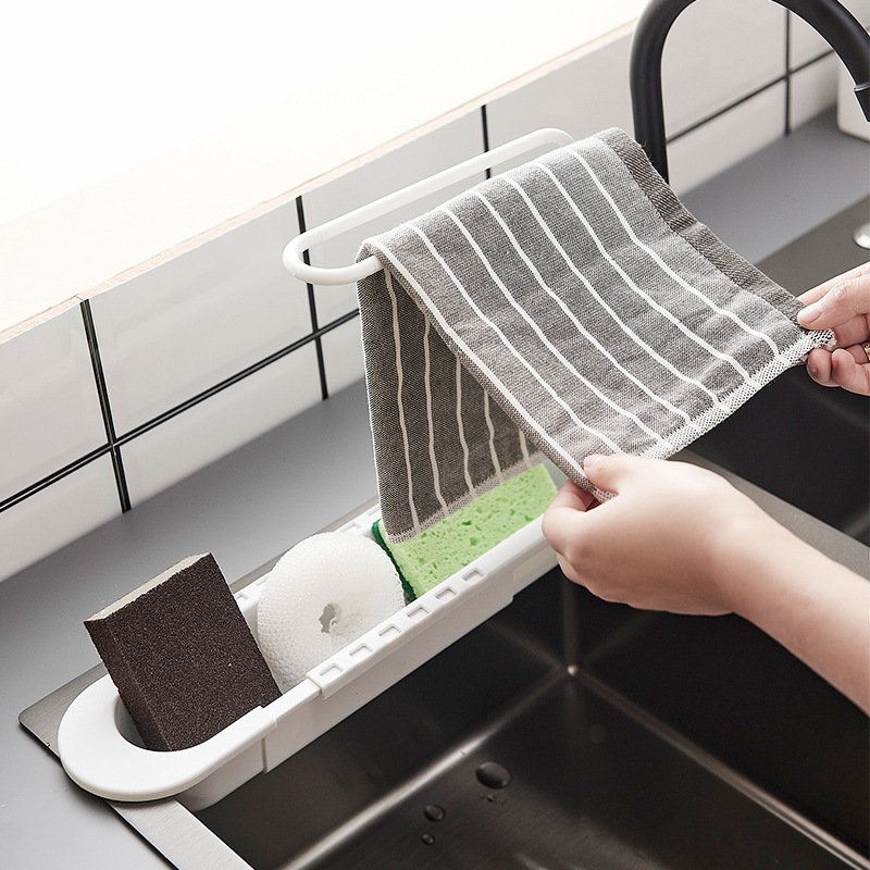 Telescopic Shelf Drain Water R - Kitchen Gadgets Rack Storage recension och pris