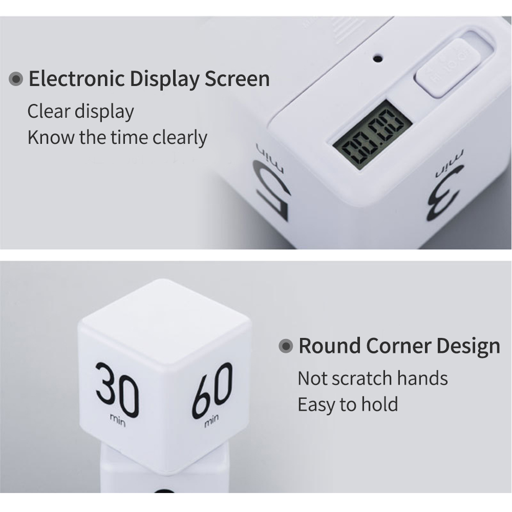 Portable Cube Timer Digital Ki - Kitchen Gadgets Smart recension och pris