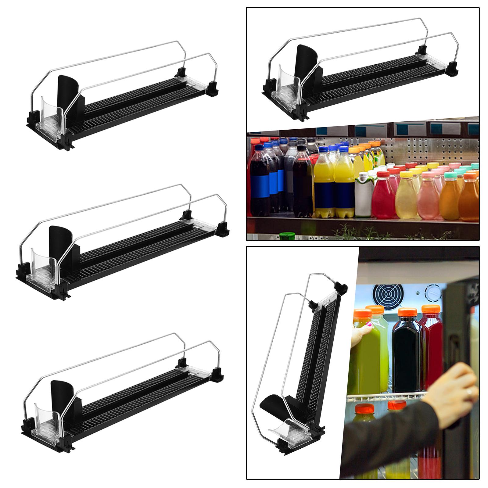 Drink Organizer Pusher Holder  - Kitchen Gadgets Rack Storage recension och pris